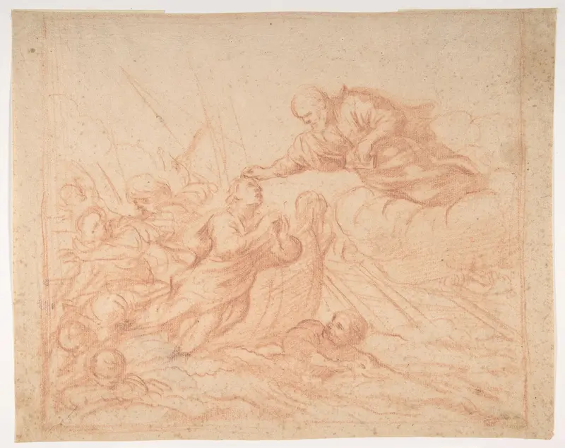 Christ Stilling the Tempest ? Wall Art by Paolo De Matteis - High-Resolution Digital Print