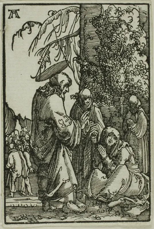 Christ Taking Leave of His Mother, from The Fall and Redemption of Man Wall Art by Albrecht Altdorfer - High-Resolution Digital Print
