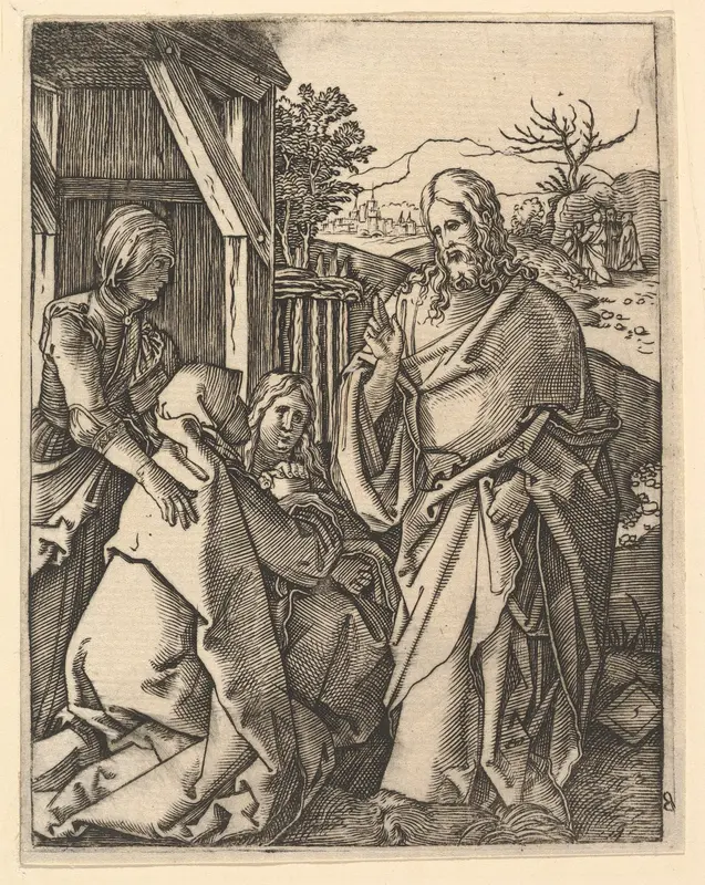 Christ Taking Leave of His Mother, from "The Passion of Christ", after Dürer