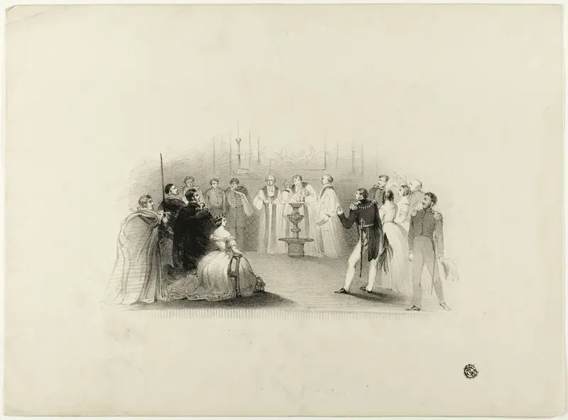 Christening of Edward VII Wall Art by John Hayter - High-Resolution Digital Print