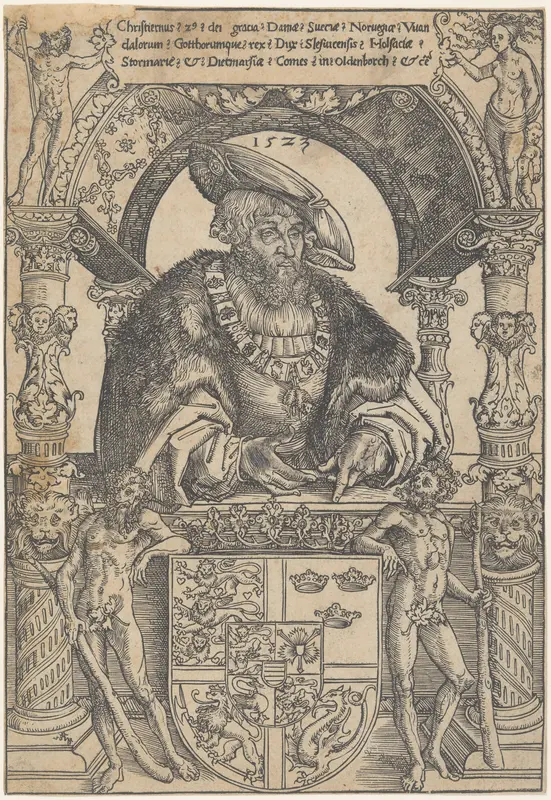 Christian II, King of Denmark Wall Art by Lucas Cranach the Elder - High-Resolution Digital Print