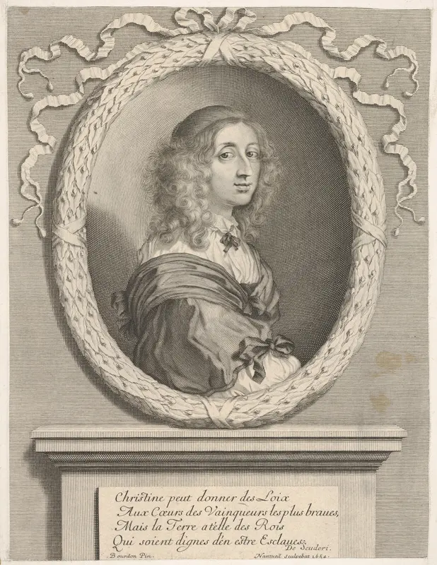 Christine, reine de Suède Wall Art by Robert Nanteuil - High-Resolution Digital Print