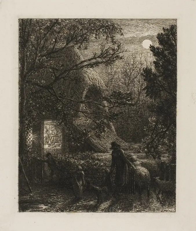 Christmas Wall Art by Samuel Palmer - High-Resolution Digital Print