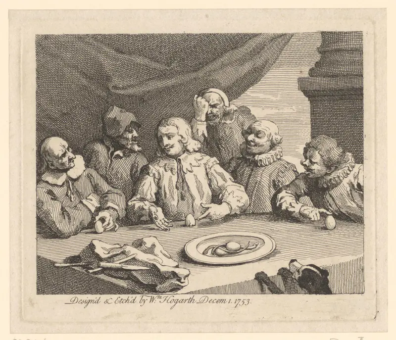 Christoffel Columbus breekt een ei om het te laten staan Wall Art by Unknown - High-Resolution Digital Print