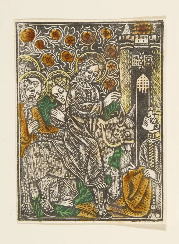 Christ's Entry into Jerusalem Wall Art by Anonymous, German, 15th century - High-Resolution Digital Print