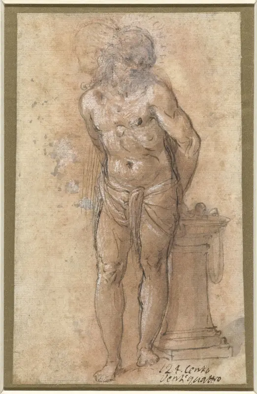 Christus aan de geselpaal Wall Art by anonymous - High-Resolution Digital Print