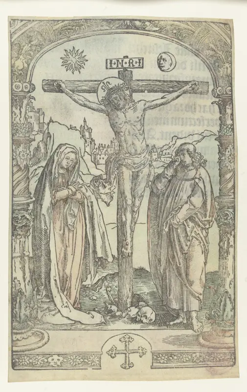 Christus aan het kruis Wall Art by Hendrik Pietersz. - High-Resolution Digital Print