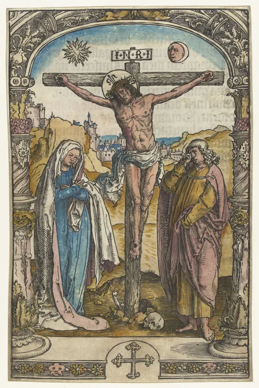 Christus aan het kruis Wall Art by Jan Seversz. - High-Resolution Digital Print