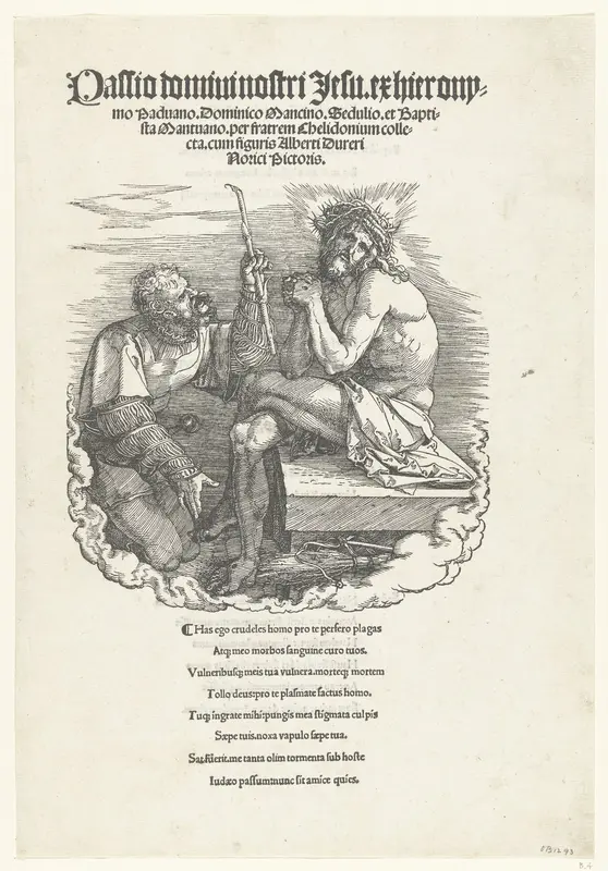 Christus als Man van Smarten, bespot door een soldaat Wall Art by Unknown - High-Resolution Digital Print