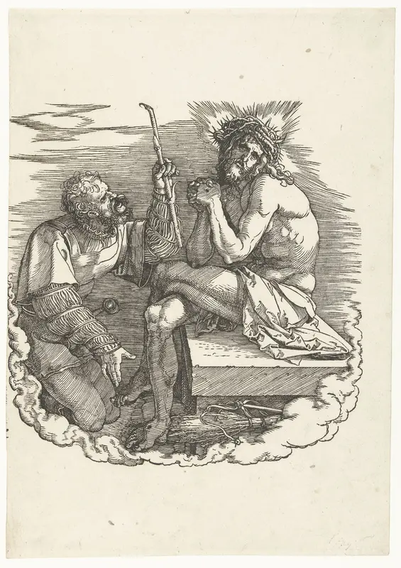 Christus als Man van Smarten, bespot door een soldaat Wall Art by Albrecht Dürer - High-Resolution Digital Print