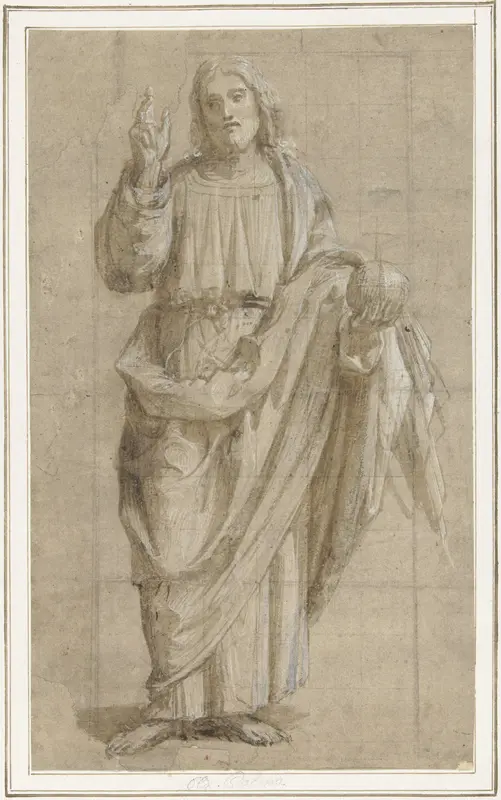 Christus als Salvator Mundi Wall Art by Unknown - High-Resolution Digital Print