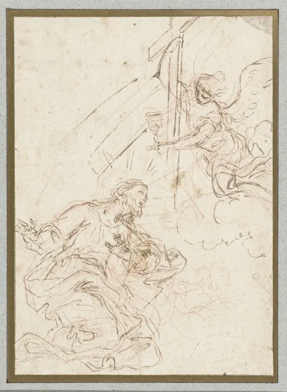 Christus in de Hof van Gethsemane Wall Art by Benedetto Luti - High-Resolution Digital Print