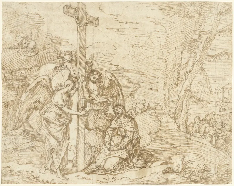 Christus in de tuin van Gethsemane Wall Art by anonymous - High-Resolution Digital Print