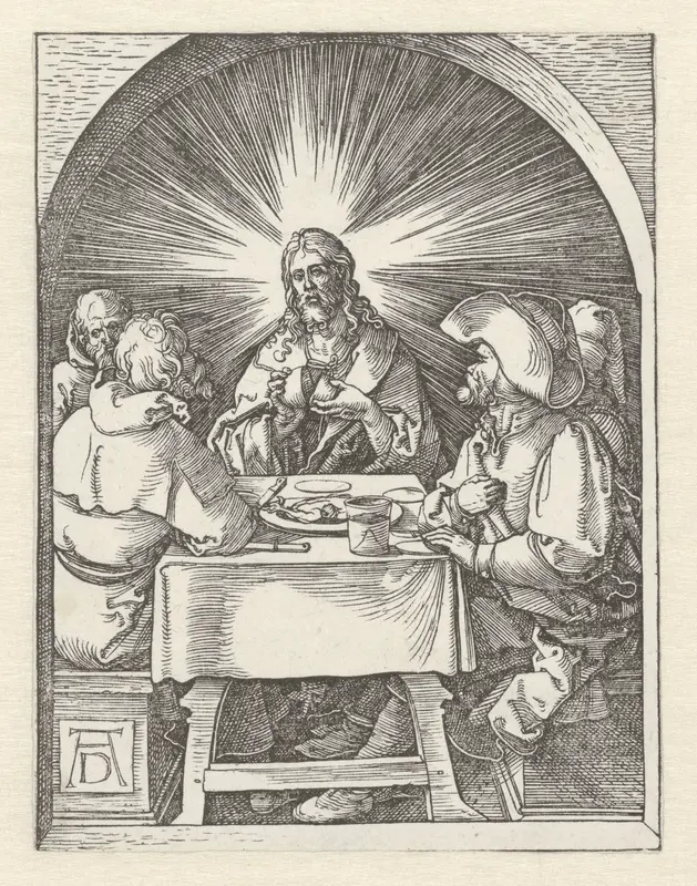 Christus in Emmaüs Wall Art by Unknown - High-Resolution Digital Print