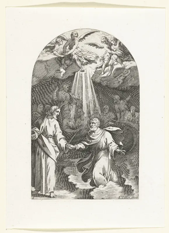 Christus loopt over het water Wall Art by Unknown - High-Resolution Digital Print