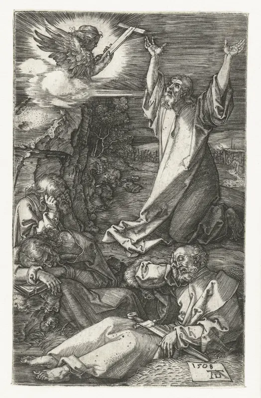 Christus op de Olijfberg Wall Art by Unknown - High-Resolution Digital Print
