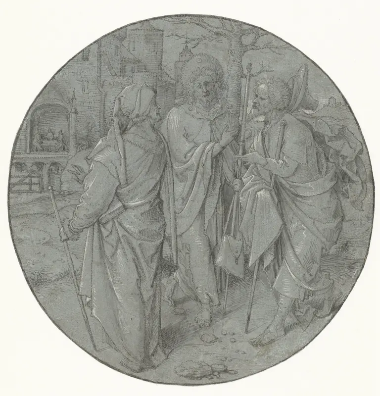 Christus te Emmaüs Wall Art by Jan de Beer - High-Resolution Digital Print