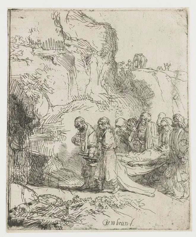 Christus ten grave gedragen Wall Art by Unknown - High-Resolution Digital Print
