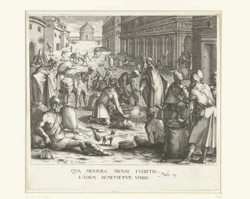 Christus tussen de graanwegers Wall Art by Unknown - High-Resolution Digital Print
