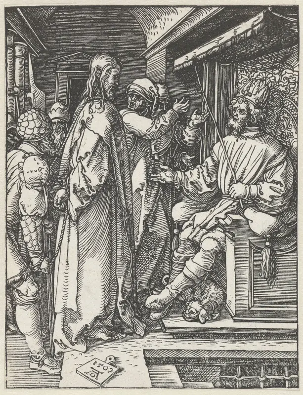 Christus voor Herodes Wall Art by Unknown - High-Resolution Digital Print