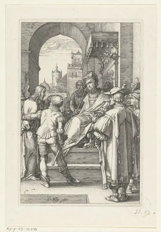 Christus voor Pilatus Wall Art by Albrecht Dürer - High-Resolution Digital Print