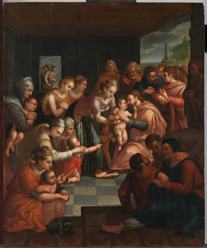 Christus zegent de kinderen Wall Art by anonymous - High-Resolution Digital Print