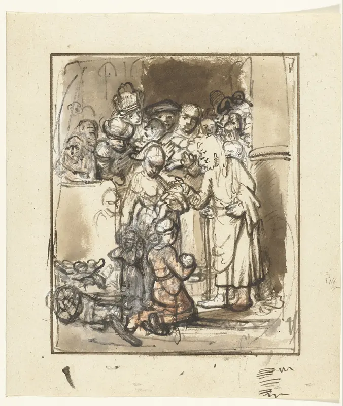 Christus zegent de kinderen Wall Art by Nicolaes Maes - High-Resolution Digital Print