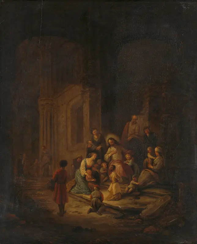 Christus zegent de kinderen Wall Art by Jacob de Wet (I) - High-Resolution Digital Print