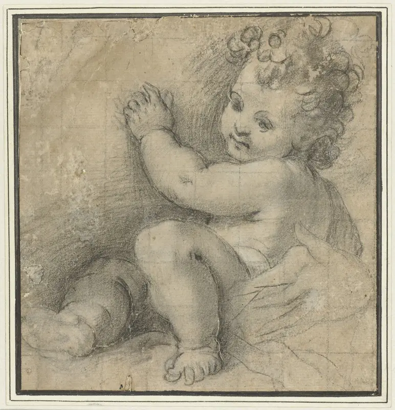 Christuskind met de hand van Maria Wall Art by Federico Barocci - High-Resolution Digital Print