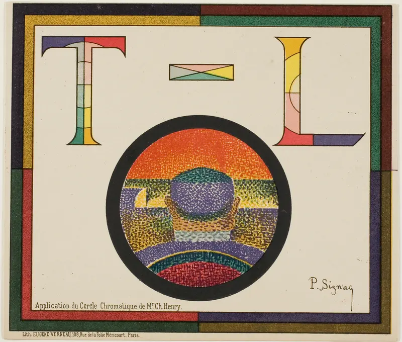 Chromatic Circle Wall Art by Paul Signac - High-Resolution Digital Print