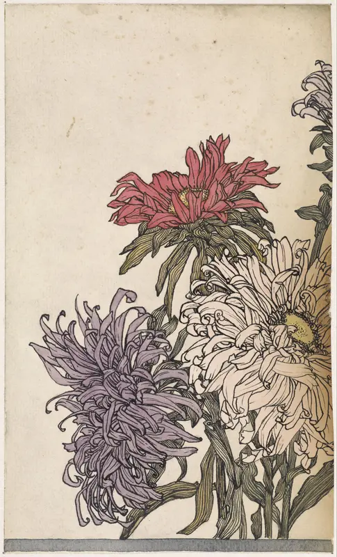 Chrysanten Wall Art by Julie de Graag - High-Resolution Digital Print