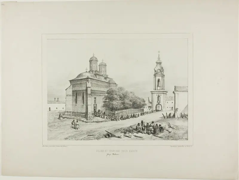 Church and Tower of Three Saints, Yassy, Modavia, July 19, 1837