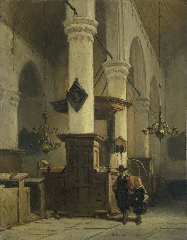 Church Interior Wall Art by Unknown - High-Resolution Digital Print