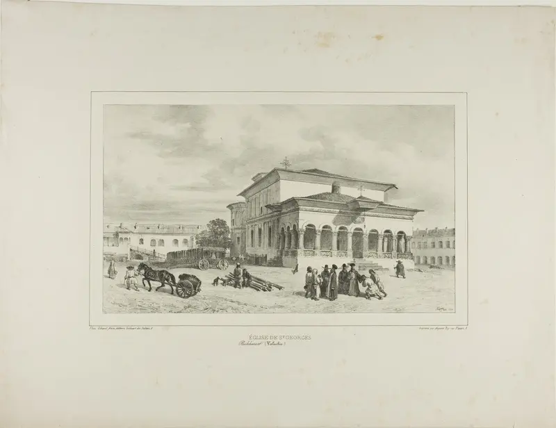 Church of St. George, Bucharest, Wallachia, July 13, 1837
