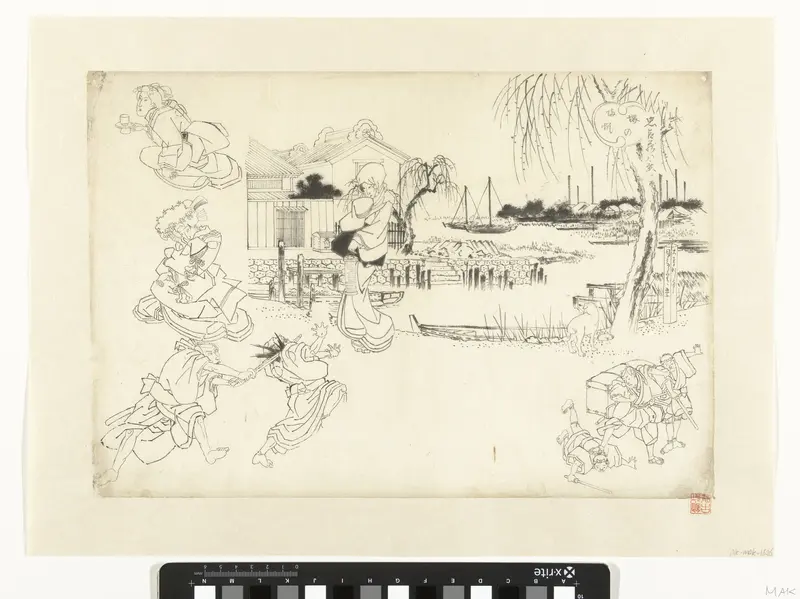 Chushingura scenes Wall Art by anonymous - High-Resolution Digital Print