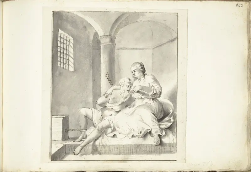 Cimon en Pero (Caritas Romana) Wall Art by Unknown - High-Resolution Digital Print