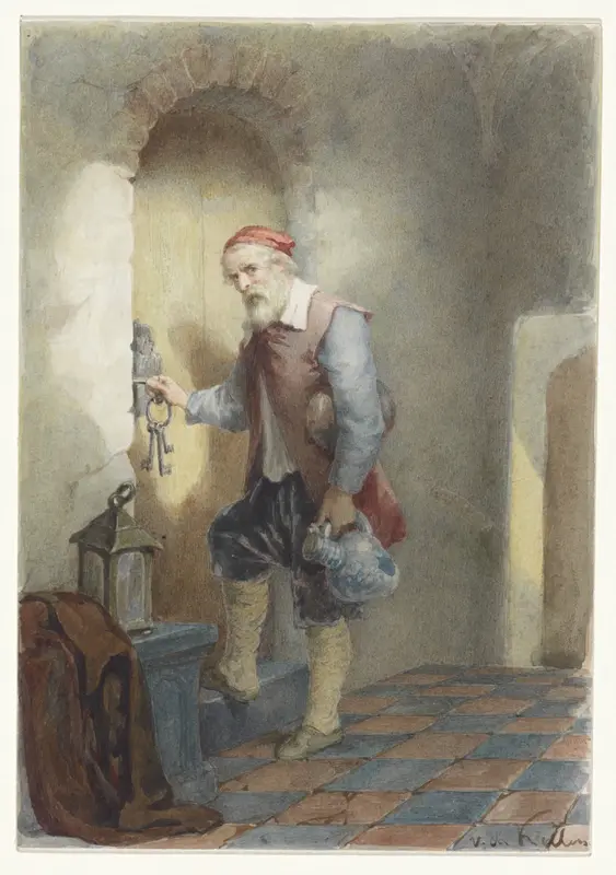 Cipier Wall Art by David van der Kellen (1827-1895) - High-Resolution Digital Print