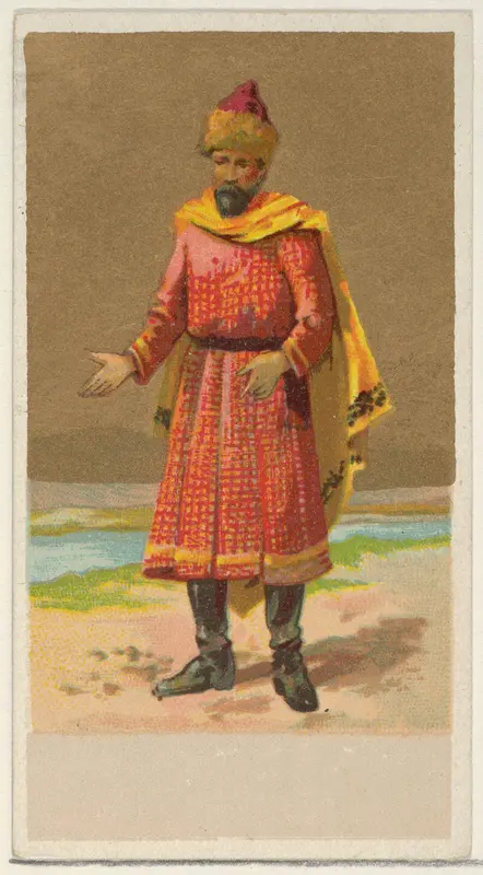 Circassia, from the Natives in Costume series (N16), Teofani Issue, for Allen & Ginter Cigarettes Brands Wall Art by Allen & Ginter - High-Resolution Digital Print