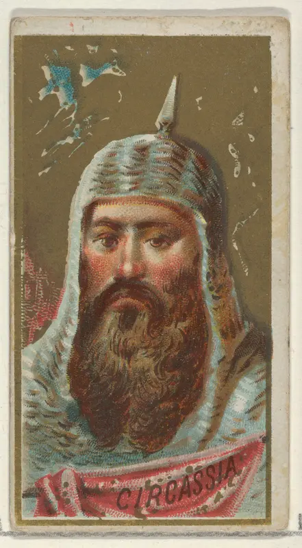 Circassia, from the Types of All Nations series (N24) for Allen & Ginter Cigarettes Wall Art by Allen & Ginter - High-Resolution Digital Print