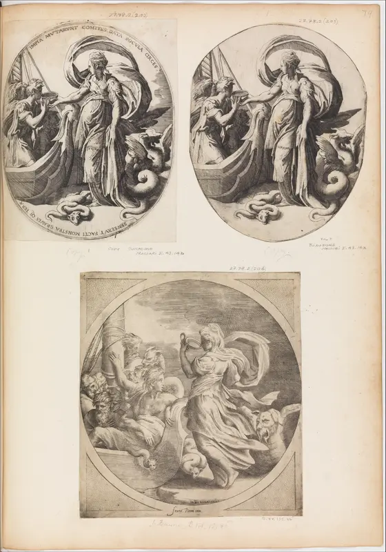 Circe and the Companions of Ulysses Wall Art by Giulio Bonasone - High-Resolution Digital Print