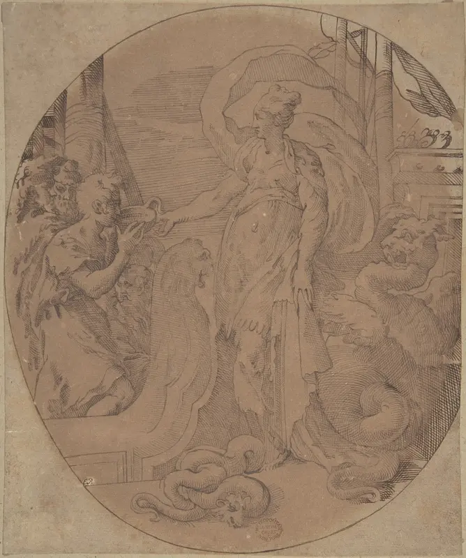 Circe and the Companions of Ulysses Wall Art by Anonymous, Italian, 16th century - High-Resolution Digital Print