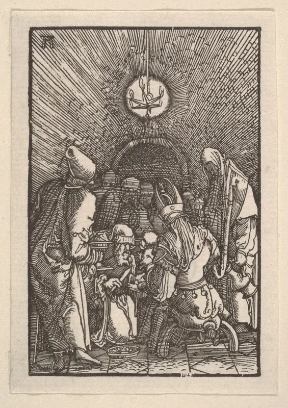 Circumcision, from "The Fall and Salvation of Mankind Through the Life and Passion of Christ" Wall Art by Albrecht Altdorfer - High-Resolution Digital Print