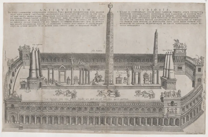 Circus Maximus, from "Speculum Romanae Magnificentiae" Wall Art by Anonymous - High-Resolution Digital Print