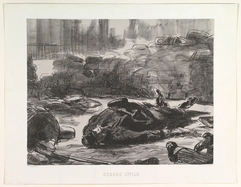 Civil War Wall Art by Edouard Manet - High-Resolution Digital Print
