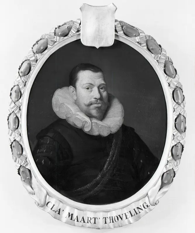 Claes Maertensz Thoveling (gest. 1625), gekozen in 1619 Wall Art by Pieter van der Werff - High-Resolution Digital Print