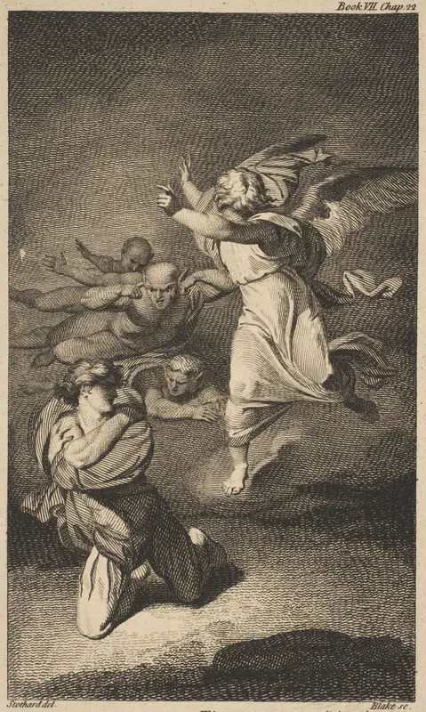 Clarence's Dream (Shakespeare, Richard III, Act 1, Scene 4) Wall Art by William Blake - High-Resolution Digital Print