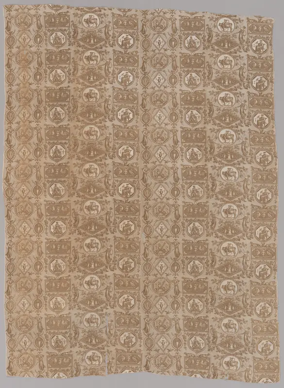 “Classical Medallions” Furnishing Fabric