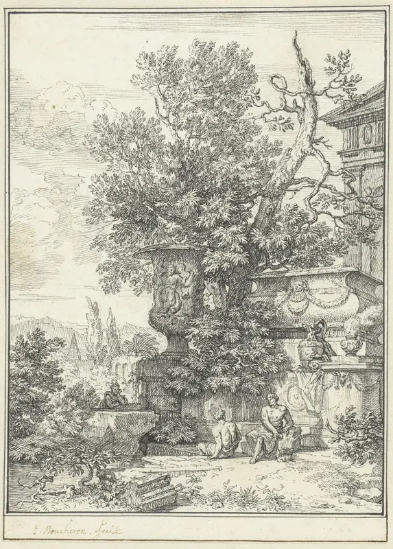 Classicistisch landschap Wall Art by Isaac de Moucheron - High-Resolution Digital Print