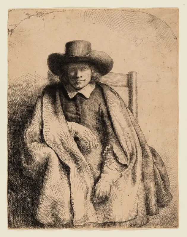 Clement de Jonghe, Printseller by Rembrandt van Rijn - High-Resolution Digital Print