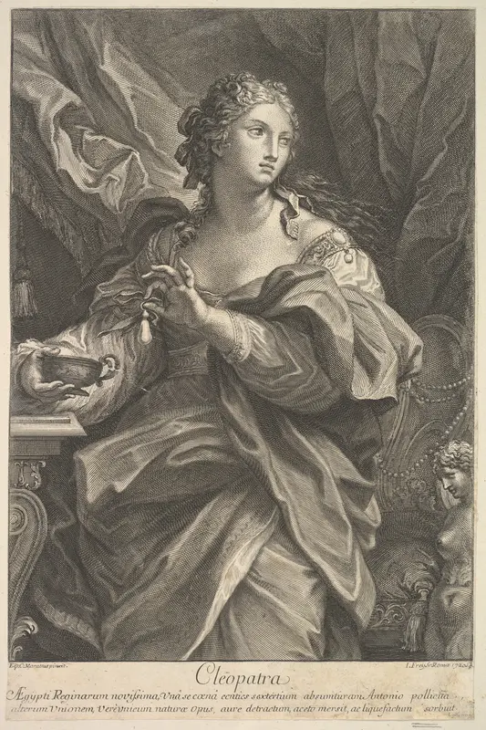 Cleopatra Wall Art by Johann Jakob Frey the Elder - High-Resolution Digital Print